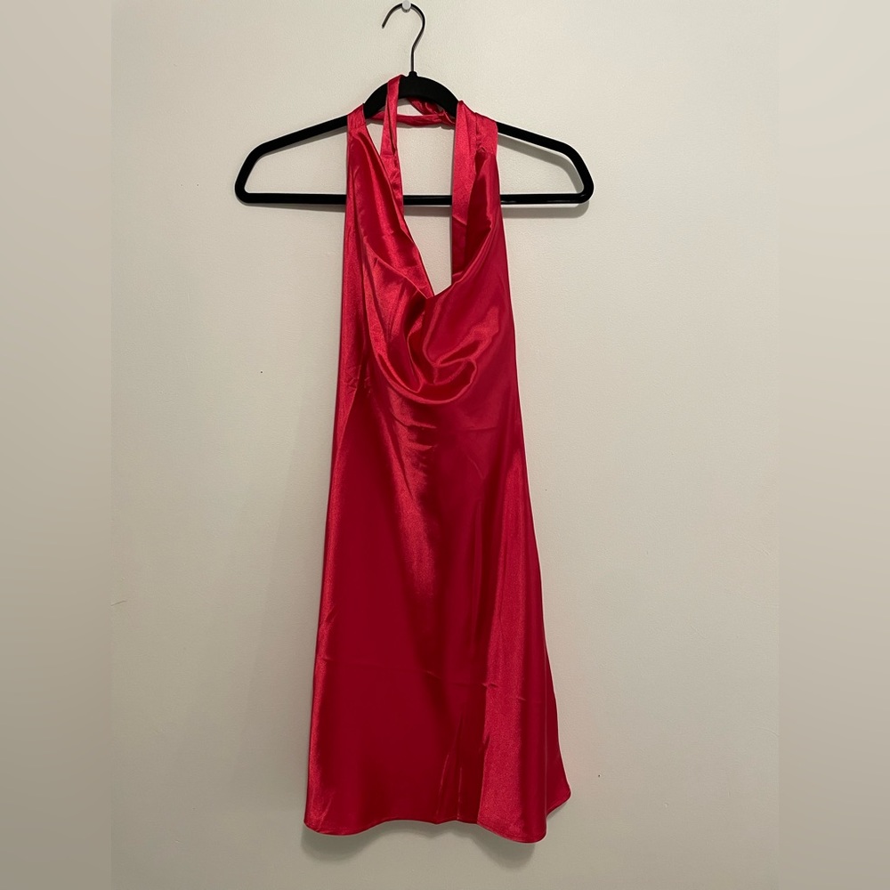 Pink Halter Dress